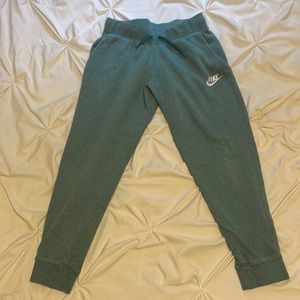 Girls Sweatpants, Large, Nike, Teal